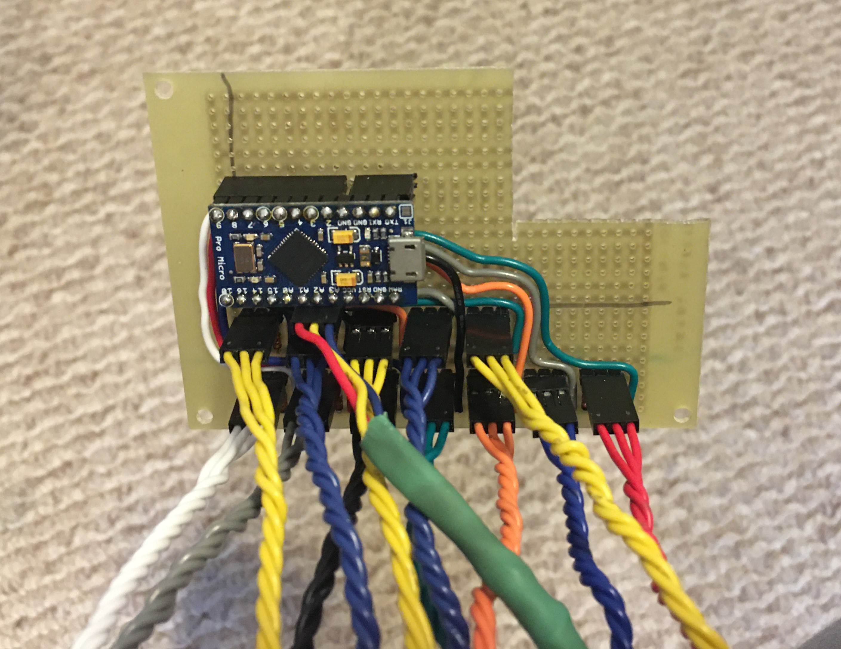 Keyboard controller ProMicro clone used as keyboard controller